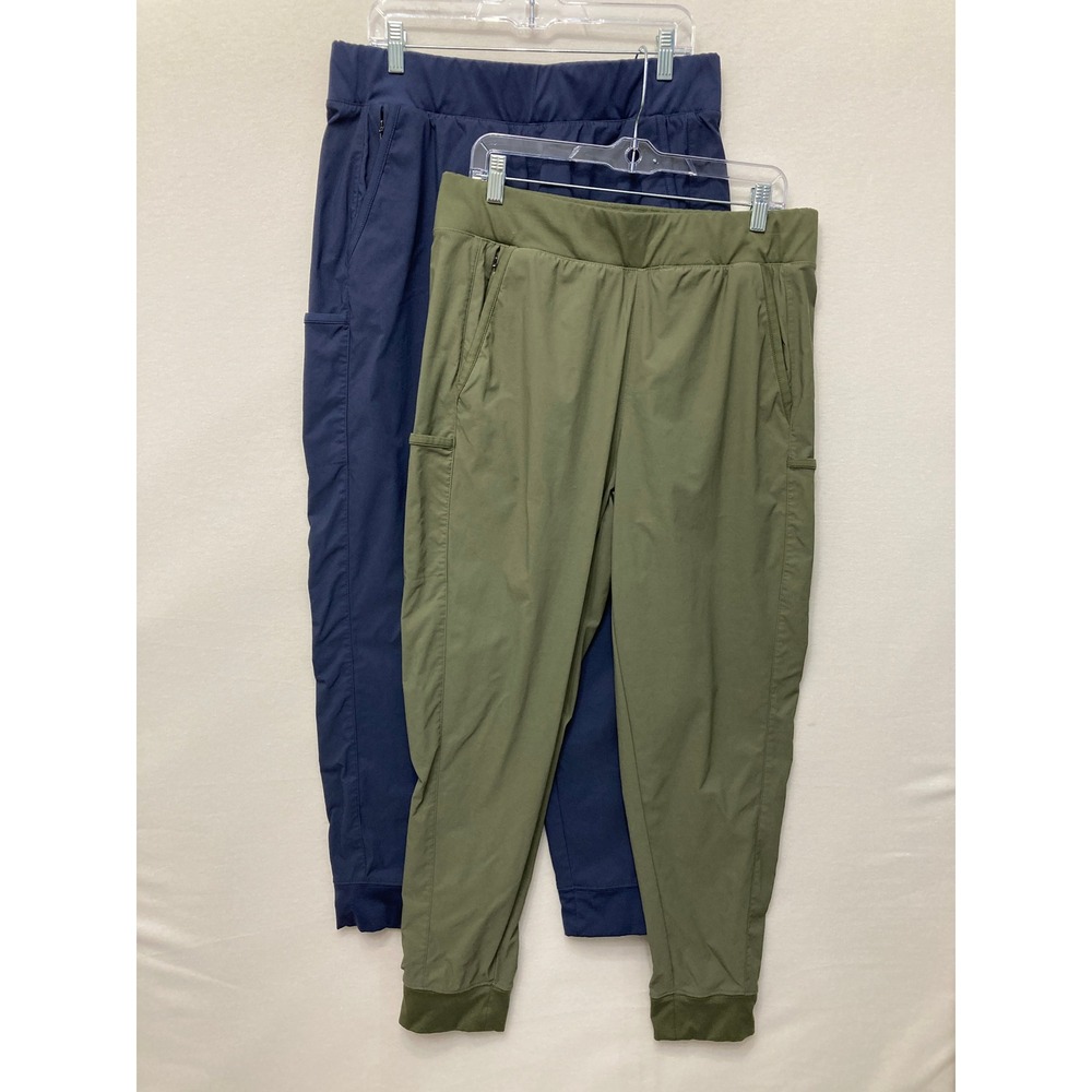 Bundle of Two Columbia Omni-Shield Joggers Large Green Blue Cargo Pants Active